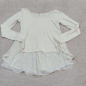 Free People- Linen Blend Top